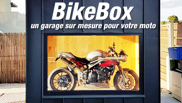 Moto Axxe France - BikeBox : un garage sur mesure pour votre moto